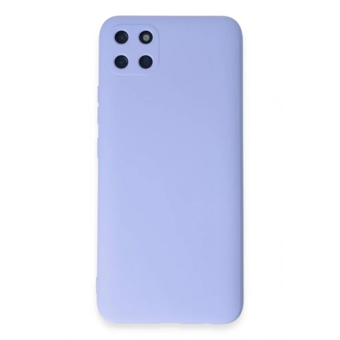 Realme C11 Kılıf Nano içi Kadife Silikon - Lila
