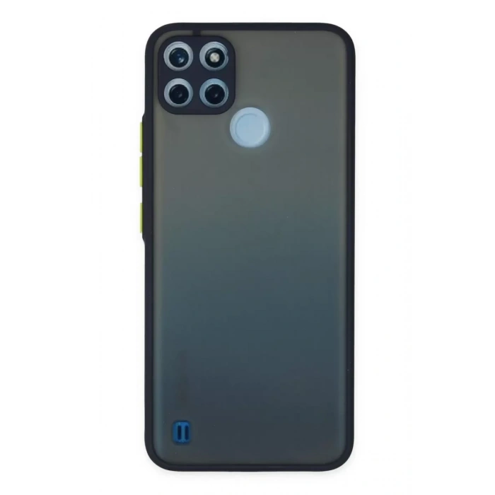 Realme C21Y Kılıf Montreal Silikon Kapak - Lacivert