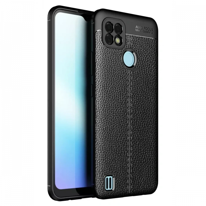 Realme C25 Kılıf Auto Focus Kapak - Siyah