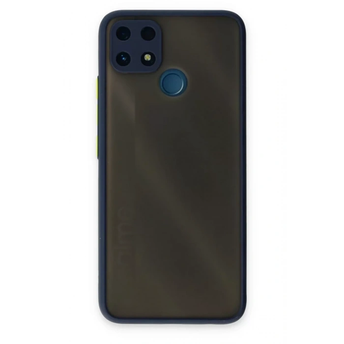 Realme C25 Kılıf Montreal Silikon Kapak - Lacivert