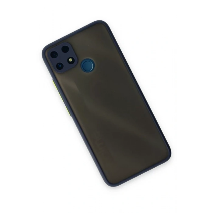 Realme C25 Kılıf Montreal Silikon Kapak - Lacivert