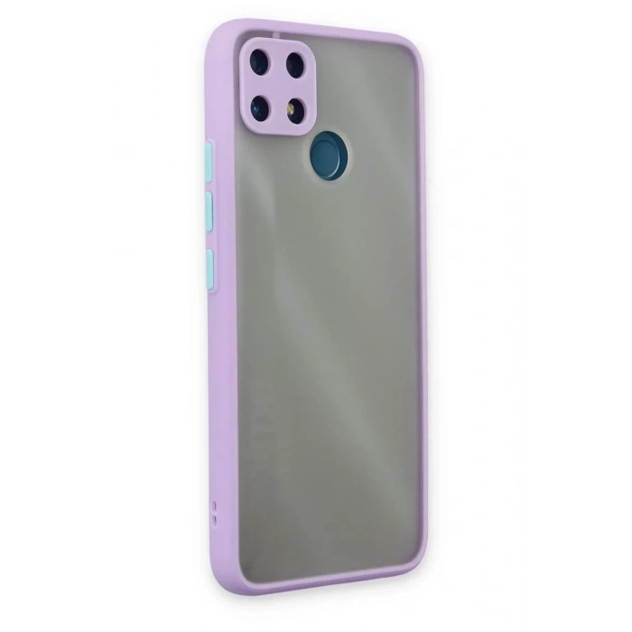 Realme C25 Kılıf Montreal Silikon Kapak - Mor