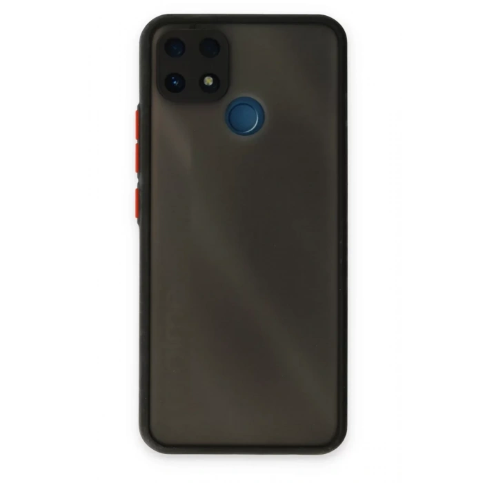 Realme C25 Kılıf Montreal Silikon Kapak - Siyah