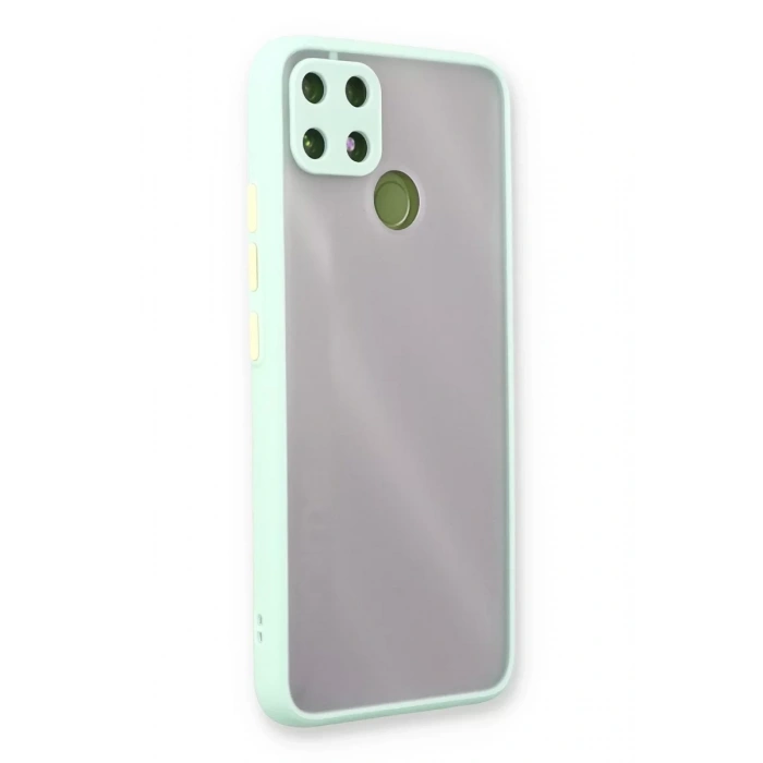 Realme C25 Kılıf Montreal Silikon Kapak - Turkuaz