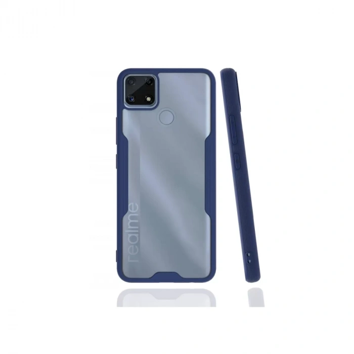 Realme C25 Kılıf Platin Silikon - Lacivert