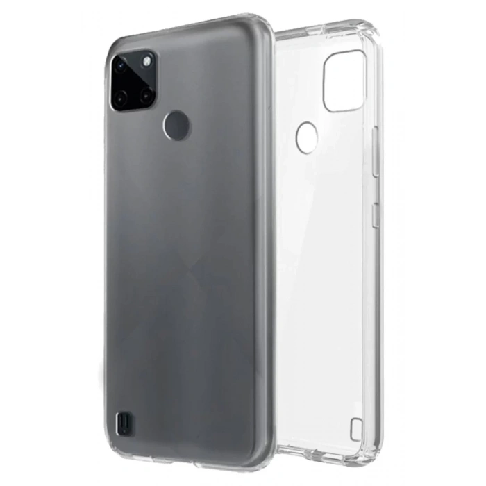 Realme C25Y Kılıf Lüx Şeffaf Silikon