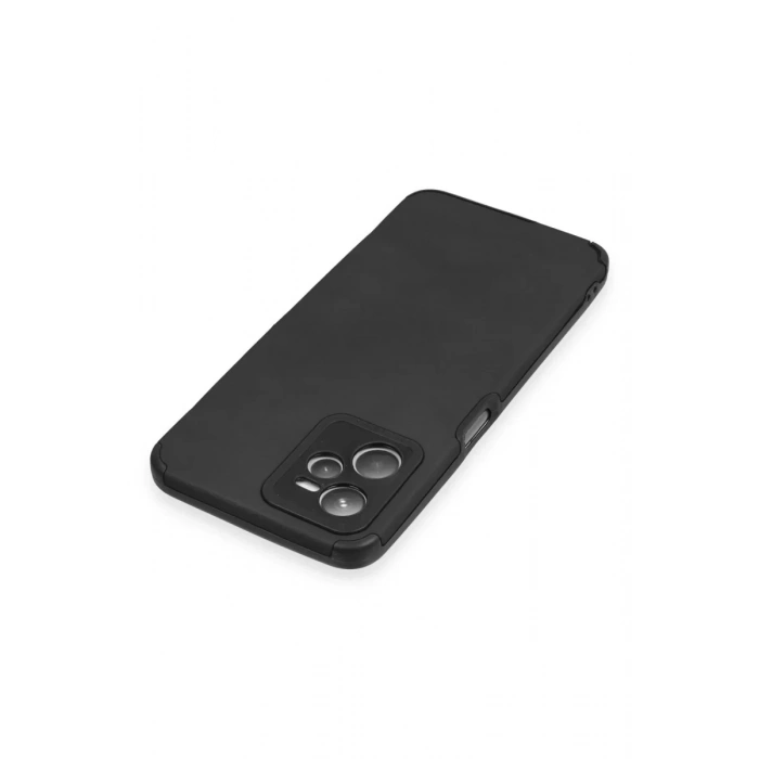Realme C35 Kılıf Loop Deri Silikon - Siyah