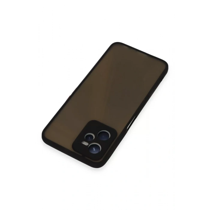 Realme C35 Kılıf Montreal Silikon Kapak - Siyah