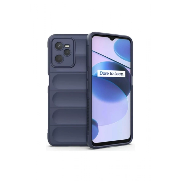 Realme C35 Kılıf Optimum Silikon - Lacivert