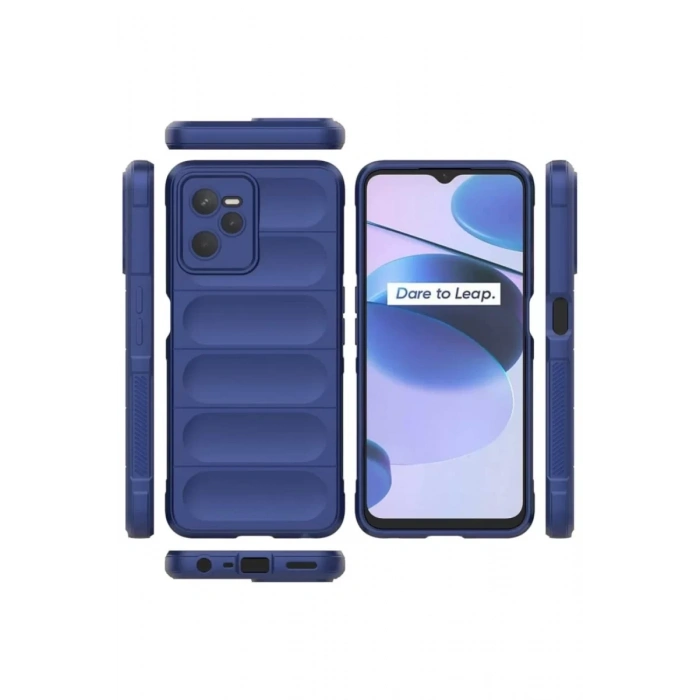 Realme C35 Kılıf Optimum Silikon - Lacivert