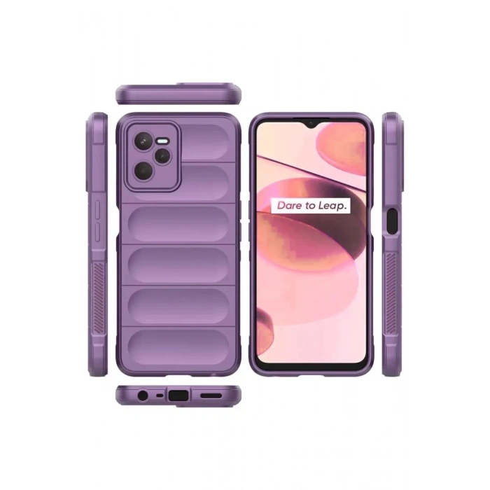 Realme C35 Kılıf Optimum Silikon - Mor