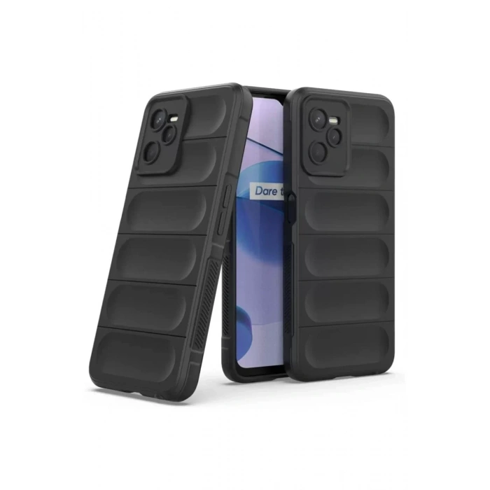 Realme C35 Kılıf Optimum Silikon - Siyah