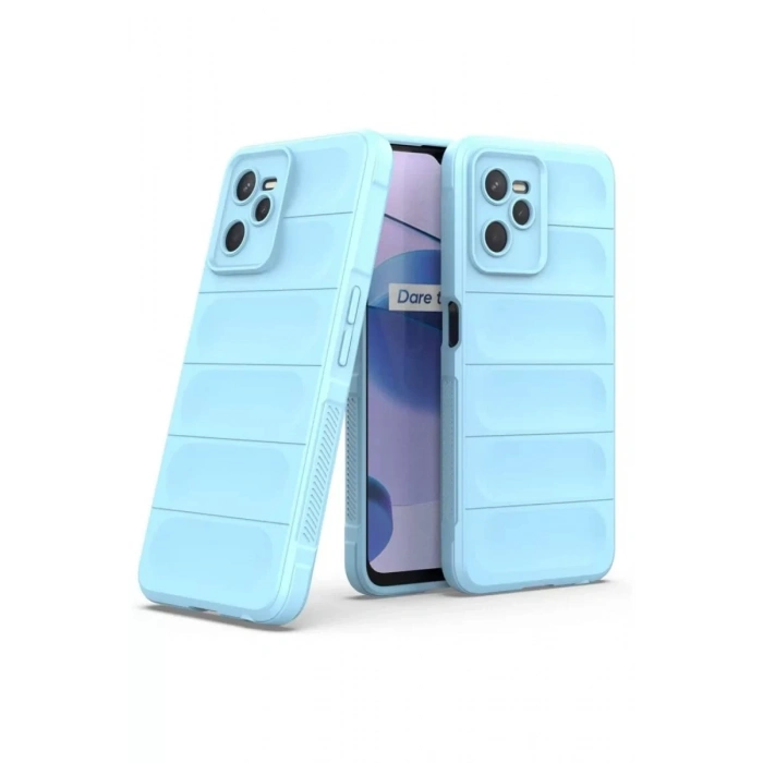 Realme C35 Kılıf Optimum Silikon - Sky Blue