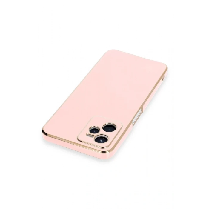 Realme C35 Kılıf Volet Silikon - Pembe