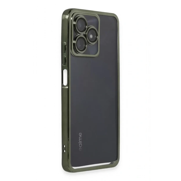Realme C53 Kılıf Lensli Silikon - Yeşil
