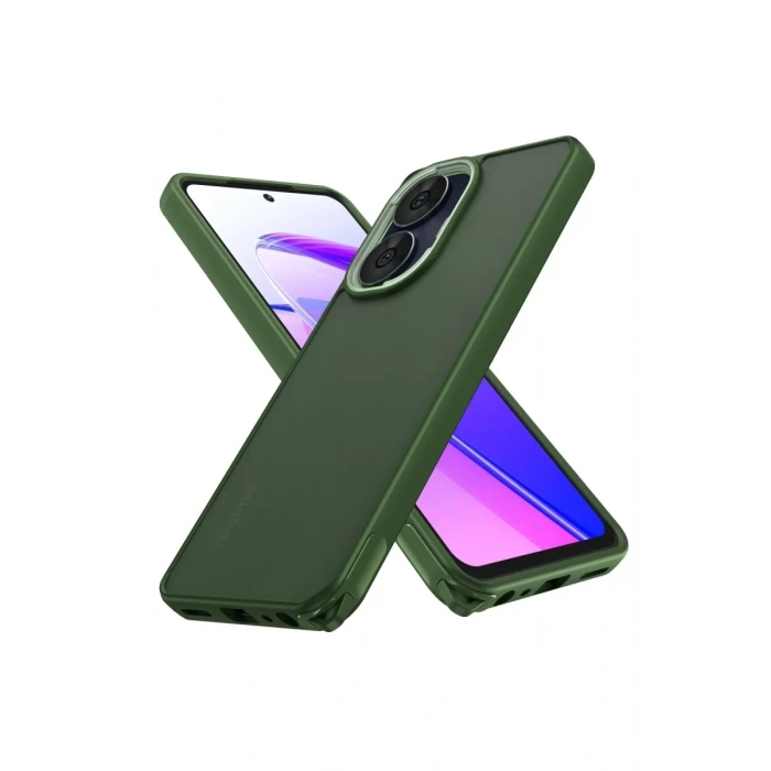 Realme C55 Kılıf Elegant Kapak - Yeşil