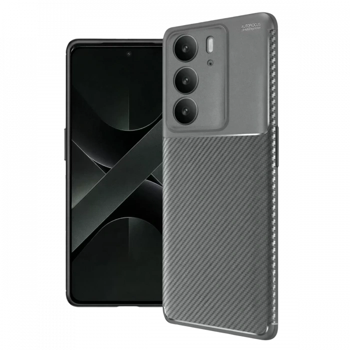 Realme C75 4G Auto Focus Karbon Kapak - Gri