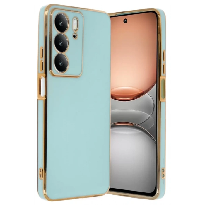 Realme C75 4G Kılıf Volet Silikon - Açık Yeşil