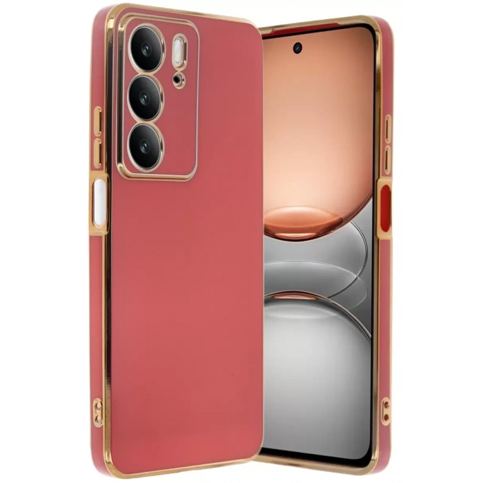 Realme C75 4G Kılıf Volet Silikon - Kırmızı