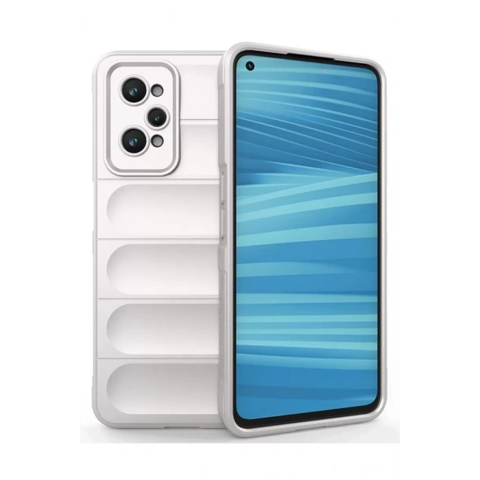 Realme GT2 5G Kılıf Optimum Silikon - Krem