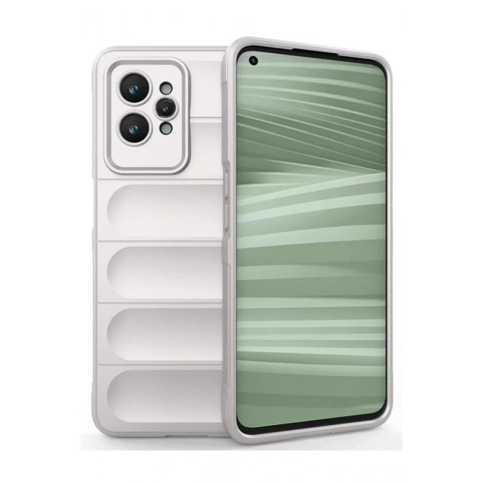 Realme GT2 Pro 5G Kılıf Optimum Silikon - Krem
