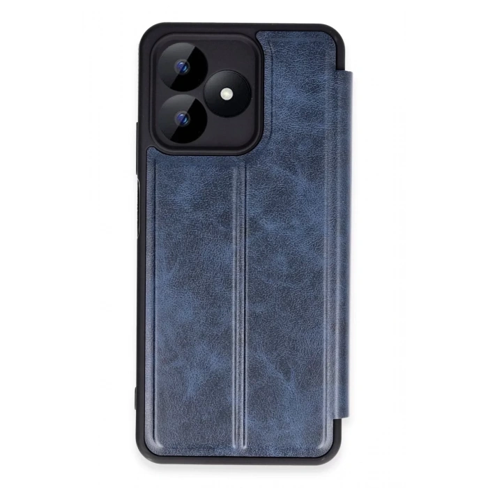 Realme Note 50 4G Kılıf Flip Cover - Lacivert