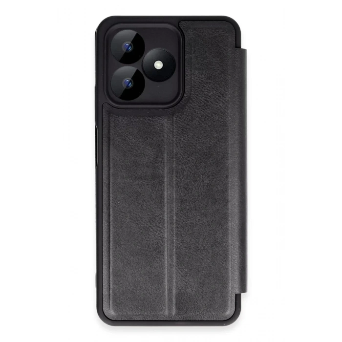 Realme Note 50 4G Kılıf Flip Cover - Siyah