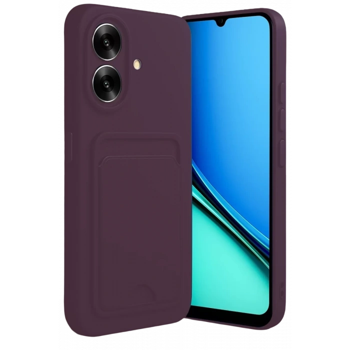 Realme Note 60 Kelvin Kartvizitli Silikon - Derin Mor