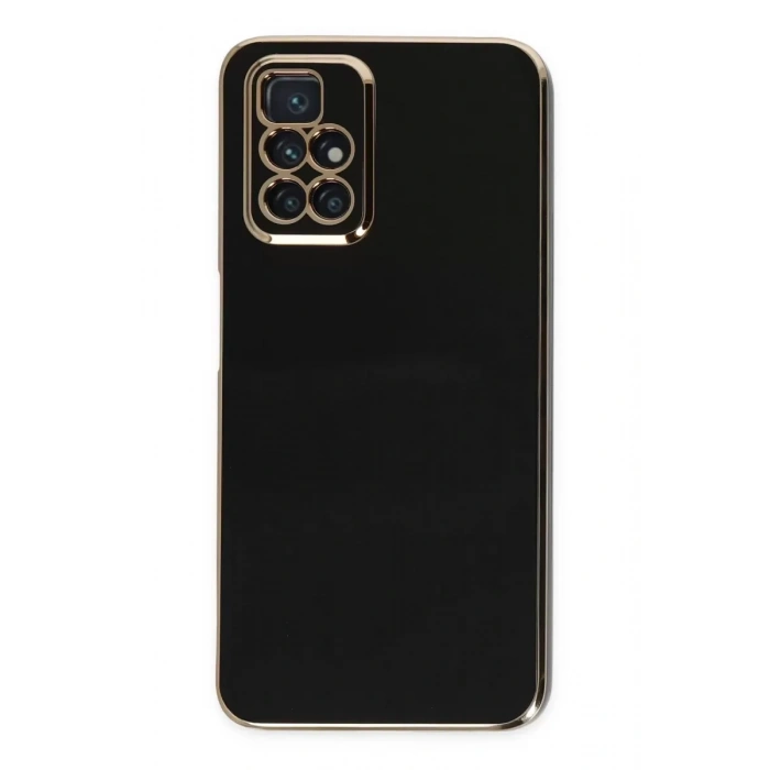 Redmi 10 2022 Kılıf Volet Silikon - Siyah