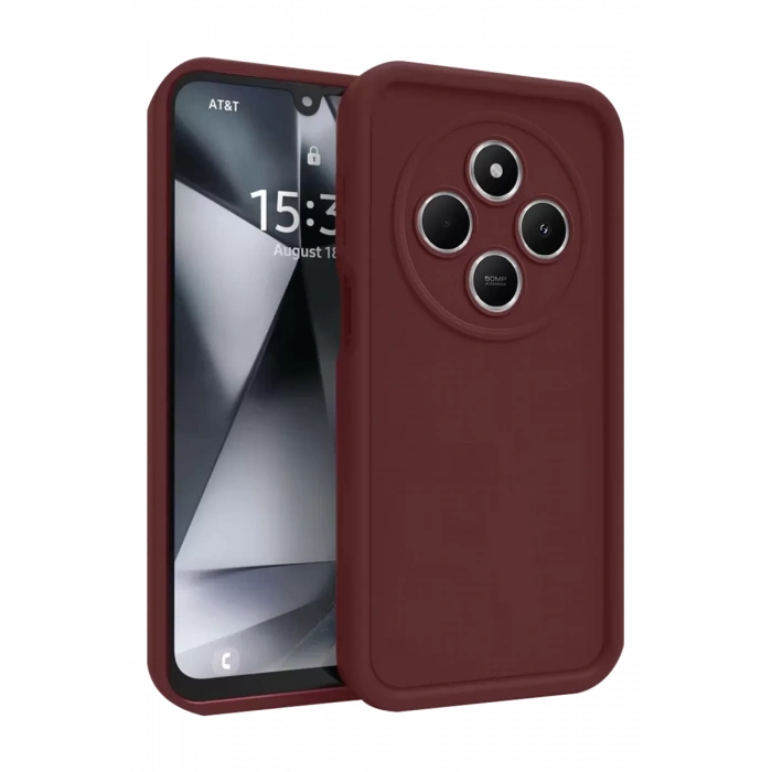 Redmi 14C Kılıf Viera Silikon - Bordo