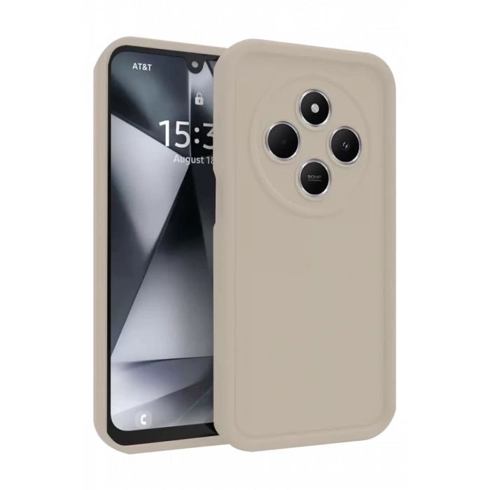 Redmi 14C Kılıf Viera Silikon - Krem