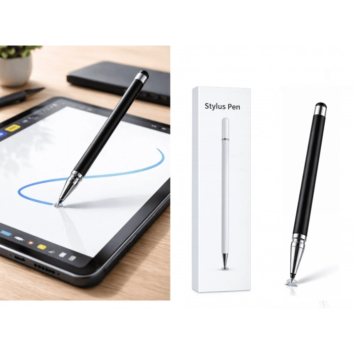 Redmi 15C Uyumlu Dokunmatik Stylus Kalem Disk Uçlu Hassas Tablet Telefon Çizim Kalemi