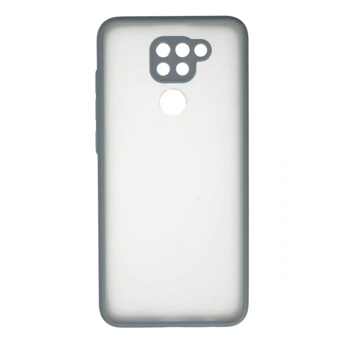 Redmi Note 9 Kılıf Montreal Silikon Kapak - Gri