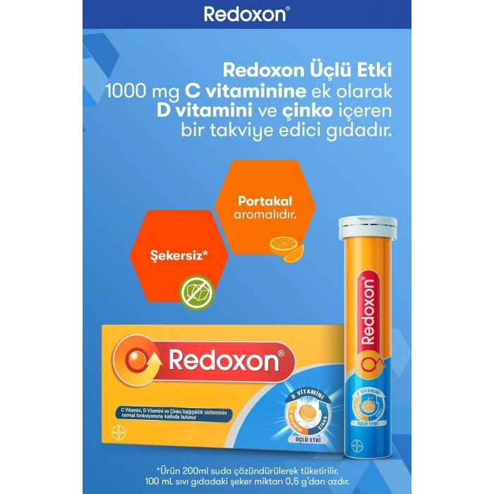 Redoxon 3lü Etki 30 Efervesan Tablet