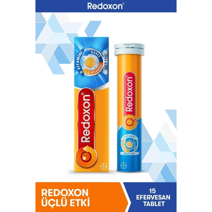 Redoxon Üçlü Etki C+D+Çinko 15 Efervesan Tablet