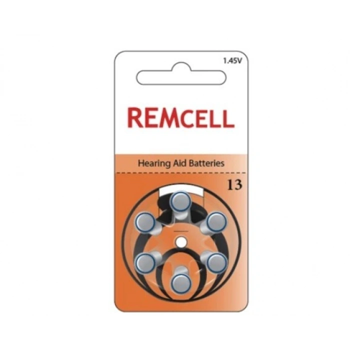 Remcell 13 İşitme Cihazı Pili 6lı