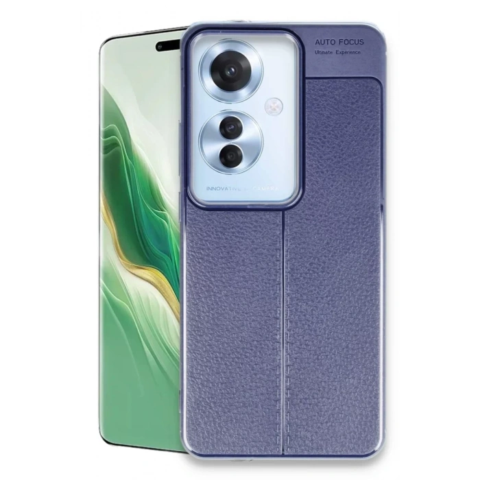 Reno 11F Kılıf Auto Focus Kapak - Lacivert