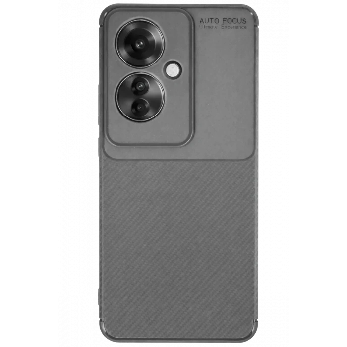 Reno 11F Kılıf Auto Focus Karbon Kapak - Gri