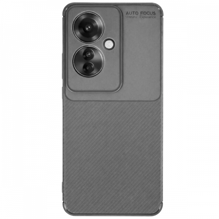 Reno 11F Kılıf Auto Focus Karbon Kapak - Gri