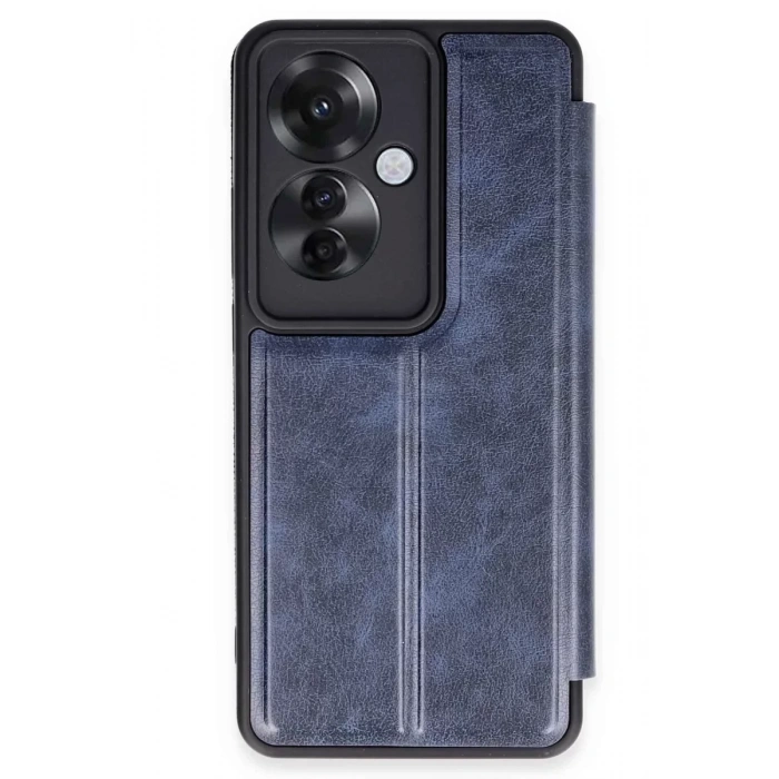 Reno 11F Kılıf Flip Cover - Lacivert