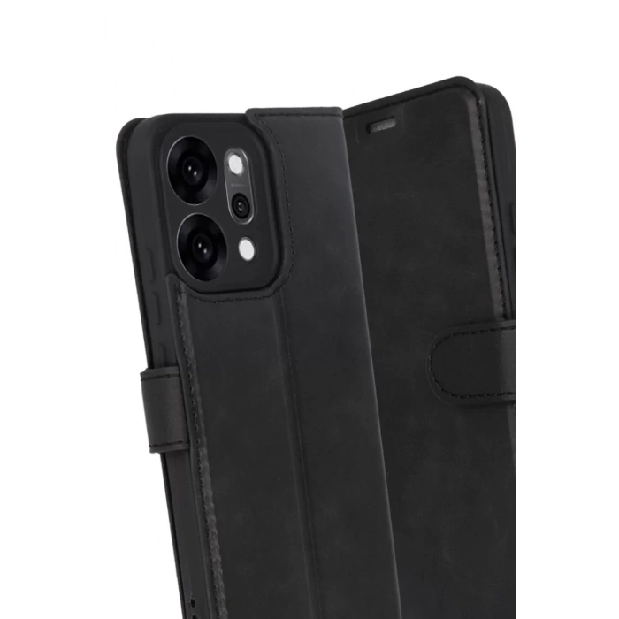 Reno 14 Trend S Plus Kapaklı Kılıf - Siyah