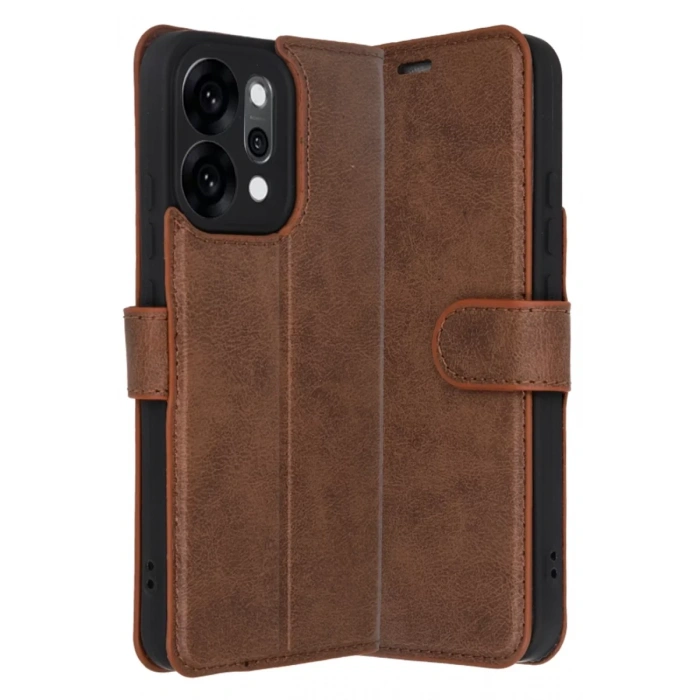 Reno 14 Trend S Plus Kapaklı Kılıf - Taba