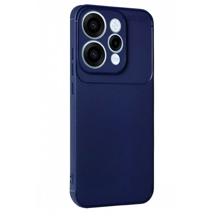 Reno 15 Auto Focus Karbon Kapak - Lacivert