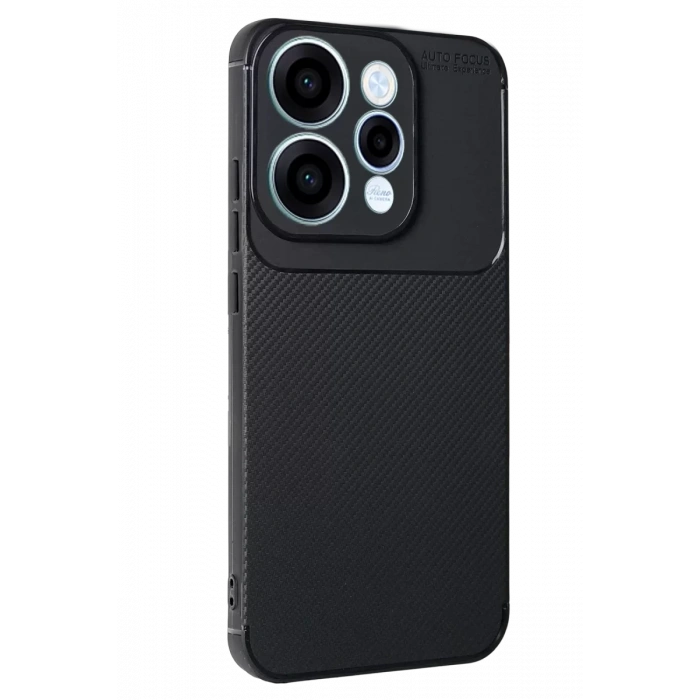 Reno 15 Auto Focus Karbon Kapak - Siyah
