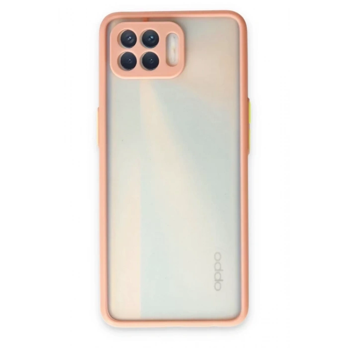 Reno 4 Lite Kılıf Montreal Silikon Kapak - Pembe