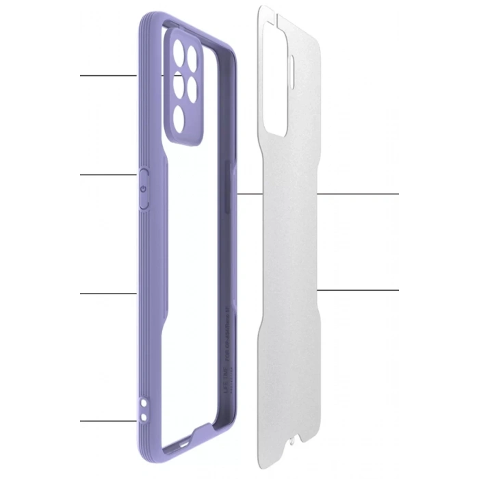 Reno 5 Lite Kılıf Platin Silikon - Sarı