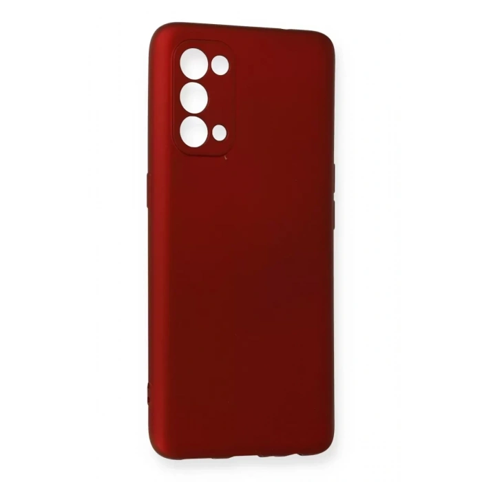 Reno 5 Pro Kılıf First Silikon - Bordo
