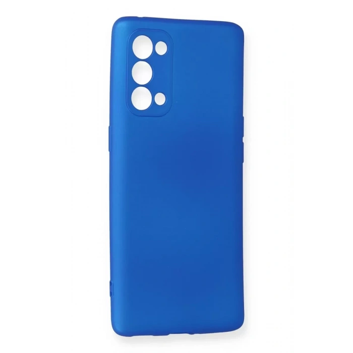 Reno 5 Pro Kılıf First Silikon - Mavi