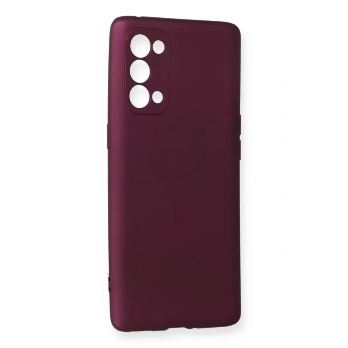 Reno 5 Pro Kılıf First Silikon - Mürdüm