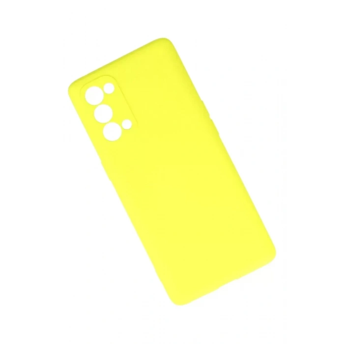 Reno 5 Pro Kılıf First Silikon - Sarı